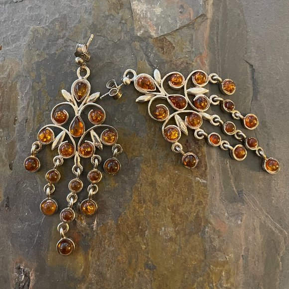 3 Pairs Silver Earrings - Picture 3 of 3